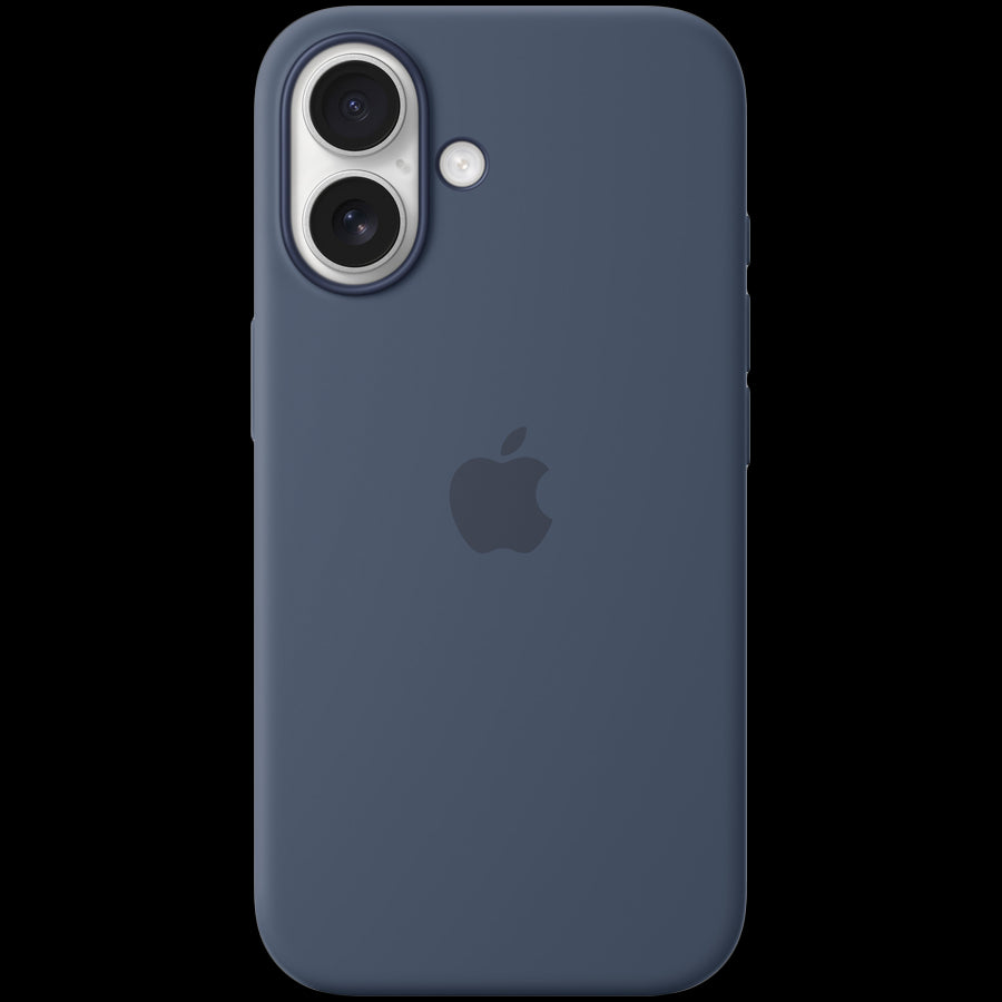 iPhone 16 Silicone Case with MagSafe - Denim,Model A3313