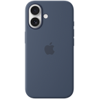 iPhone 16 Silicone Case with MagSafe - Denim,Model A3313