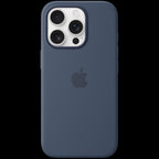 iPhone 16 Pro Silicone Case with MagSafe - Denim,Model A3315
