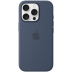 iPhone 16 Pro Silicone Case with MagSafe - Denim,Model A3315