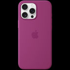 iPhone 16 Pro Max Silicone Case with MagSafe - Fuchsia,Model A3316