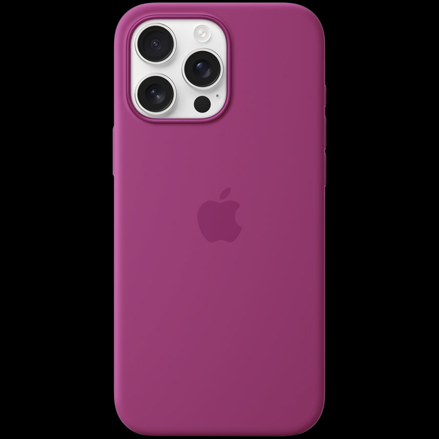 iPhone 16 Pro Max Silicone Case with MagSafe - Fuchsia,Model A3316