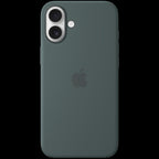 iPhone 16 Plus Silicone Case with MagSafe - Lake Green,Model A3314