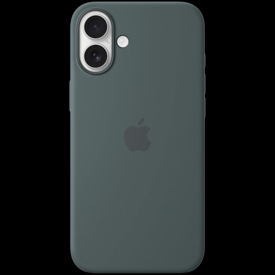 iPhone 16 Plus Silicone Case with MagSafe - Lake Green,Model A3314