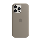 iPhone 15 Pro Max Silicone Case with MagSafe - Clay,Model A3126
