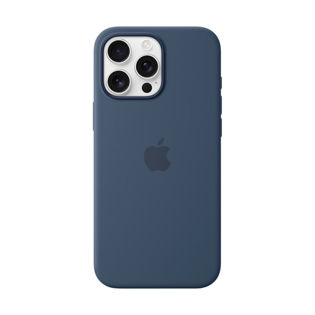 iPhone 16 Pro Max Silicone Case with MagSafe - Denim,Model A3316