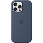 iPhone 16 Pro Max Silicone Case with MagSafe - Denim,Model A3316