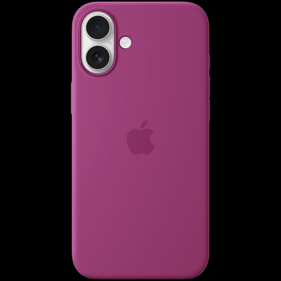 iPhone 16 Plus Silicone Case with MagSafe - Fuchsia,Model A3314