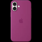 iPhone 16 Plus Silicone Case with MagSafe - Fuchsia,Model A3314