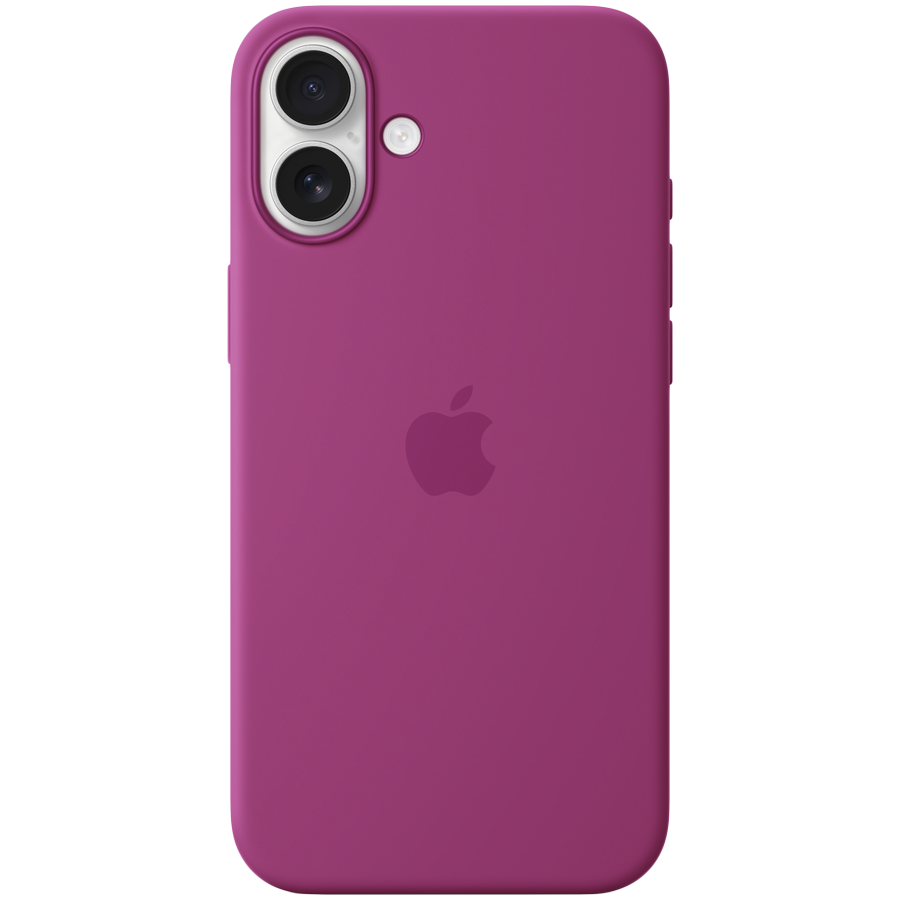 iPhone 16 Plus Silicone Case with MagSafe - Fuchsia,Model A3314