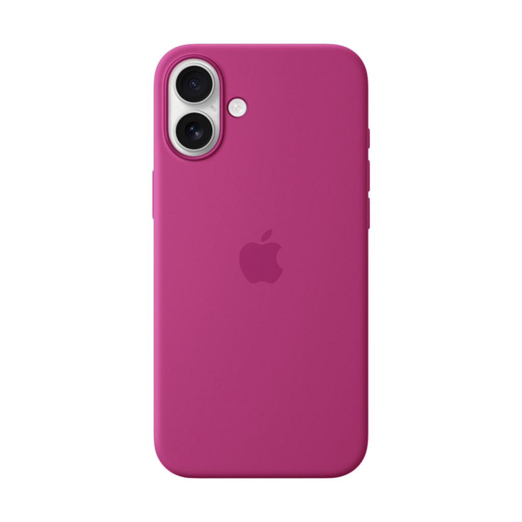 iPhone 16 Plus Silicone Case with MagSafe - Fuchsia,Model A3314