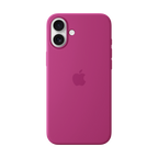 iPhone 16 Plus Silicone Case with MagSafe - Fuchsia,Model A3314