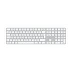 Magic Keyboard with Touch ID and Numeric Keypad for Mac models with Apple silicon - International English - White Keys,Model A3119