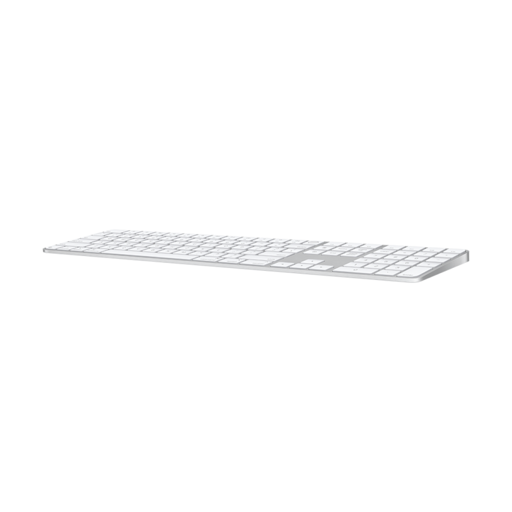 Magic Keyboard with Touch ID and Numeric Keypad for Mac models with Apple silicon - International English - White Keys,Model A3119