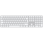 Magic Keyboard with Touch ID and Numeric Keypad for Mac models with Apple silicon - International English - White Keys,Model A3119