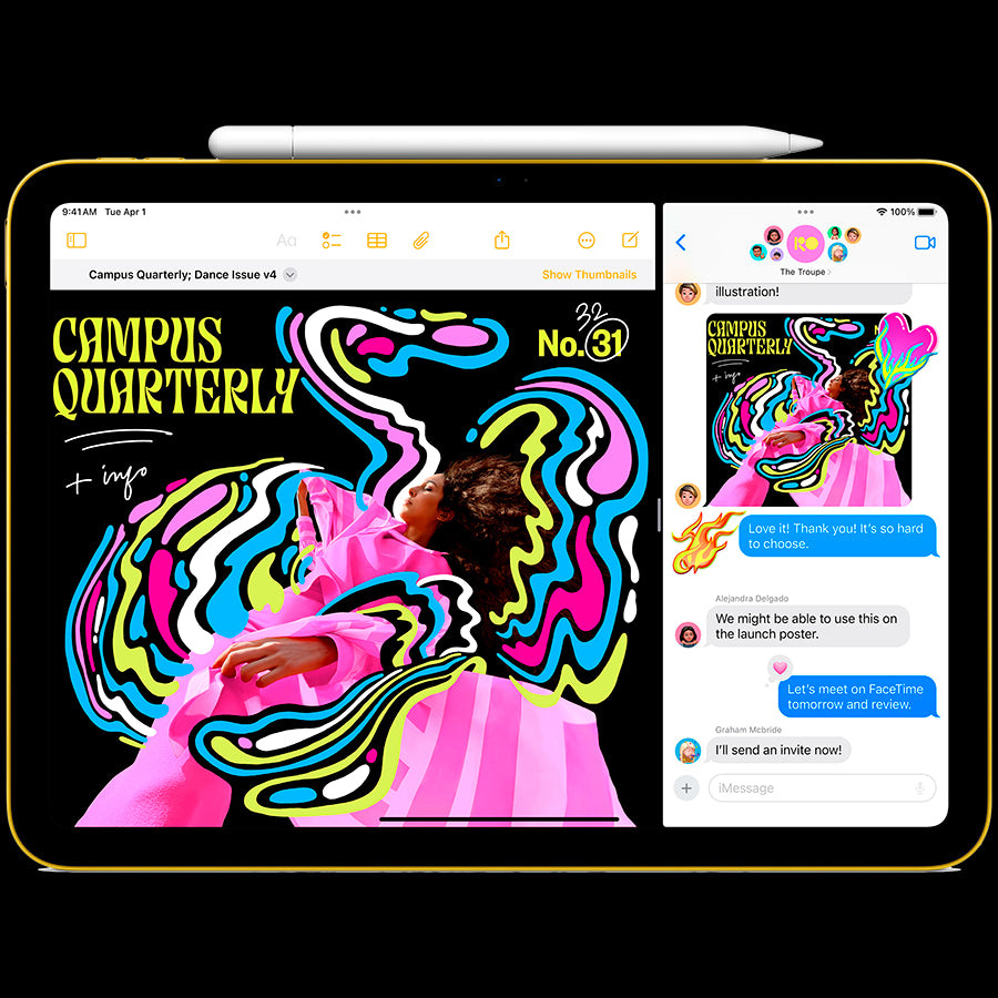 11-inch iPad Wi-Fi + Cellular 256GB - Yellow,Model A3355