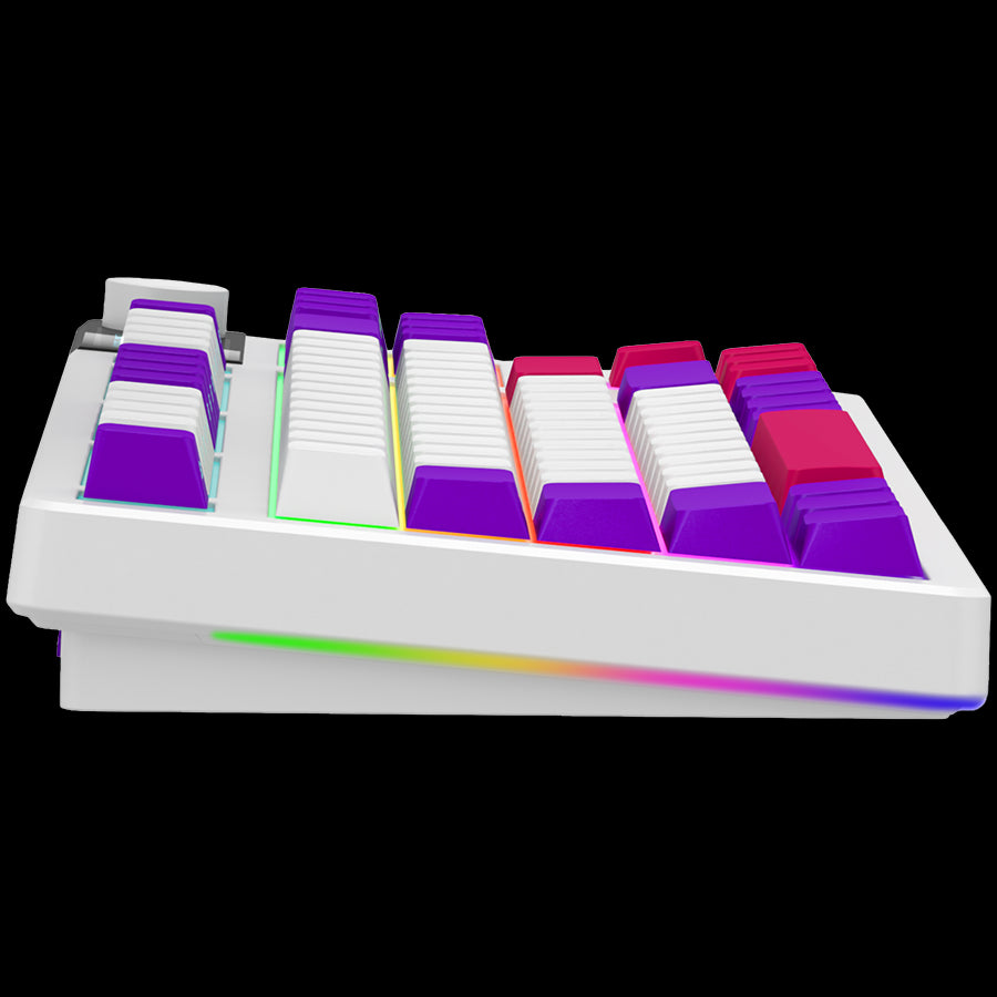 LORGAR KBP70TKLW, Wireless TKL Mechanical Gaming Keyboard Pro, White, EN layout