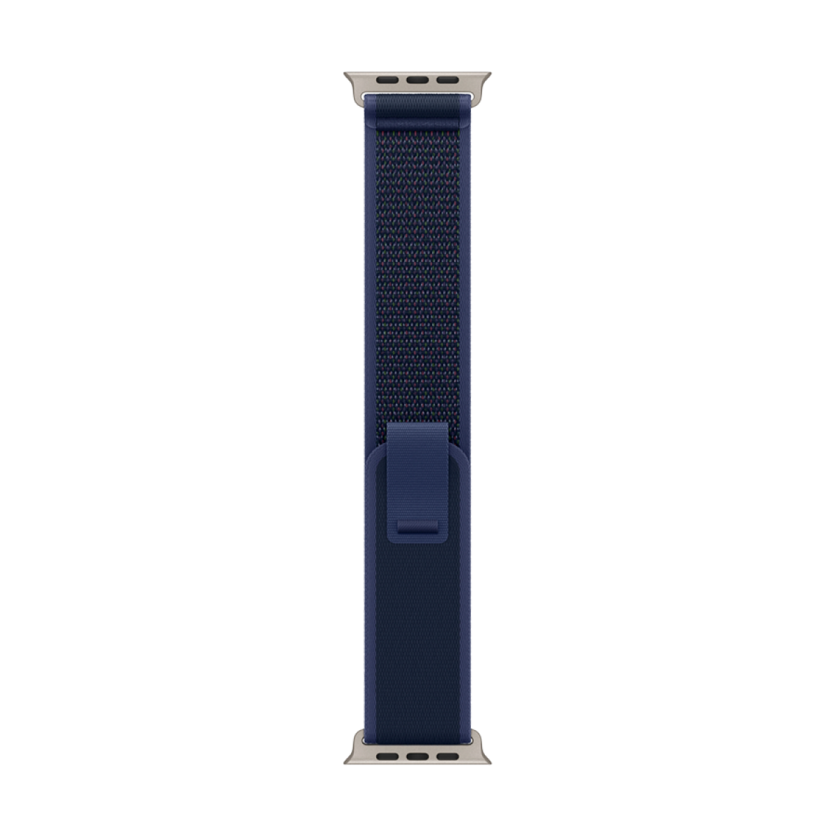 49mm Blue Trail Loop - S/M - Natural Titanium Finish