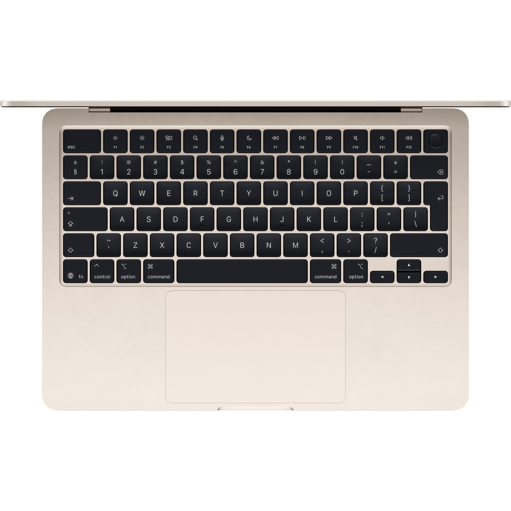 13-inch MacBook Air: Apple M4 chip with 10-core CPU and 8-core GPU, 16GB, 256GB SSD - Starlight,Model A3240