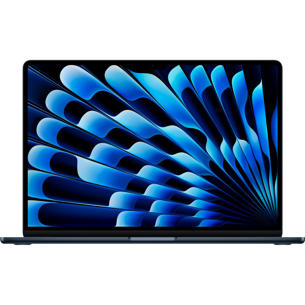 15-inch MacBook Air: Apple M4 chip with 10-core CPU and 10-core GPU, 16GB, 256GB SSD - Midnight,Model A3241