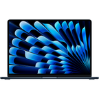 15-inch MacBook Air: Apple M4 chip with 10-core CPU and 10-core GPU, 16GB, 256GB SSD - Midnight,Model A3241