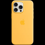 iPhone 15 Pro Max Silicone Case with MagSafe - Sunshine,Model A3126