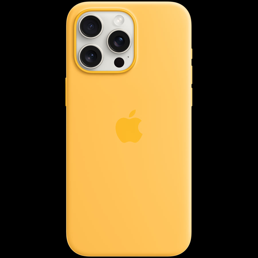 iPhone 15 Pro Max Silicone Case with MagSafe - Sunshine,Model A3126