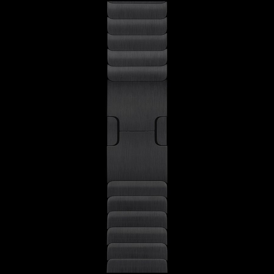 38mm Space Black Link Bracelet