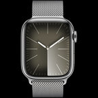 41mm Silver Milanese Loop
