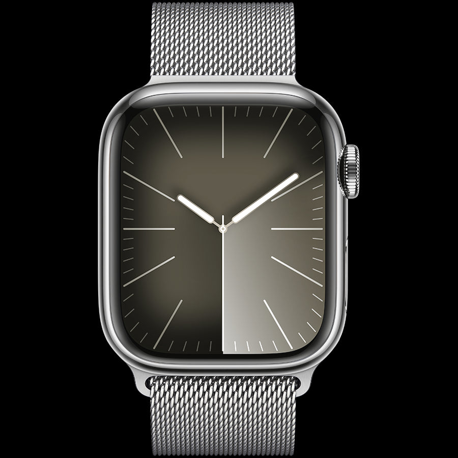 41mm Silver Milanese Loop
