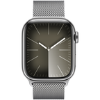 41mm Silver Milanese Loop