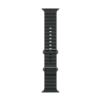 49mm Black Ocean Band - Natural Titanium Finish