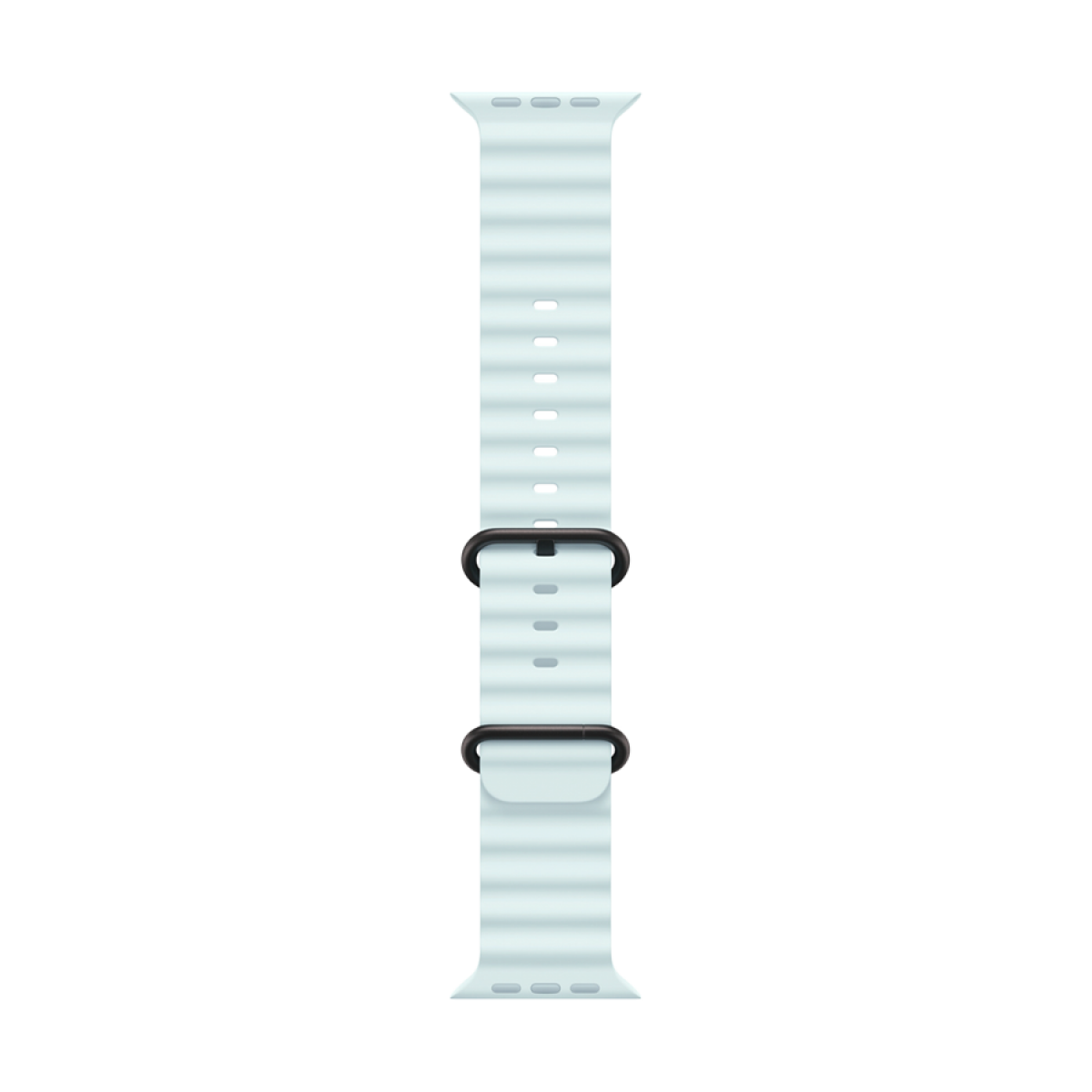 49mm Ice Blue Ocean Band - Black Titanium Finish