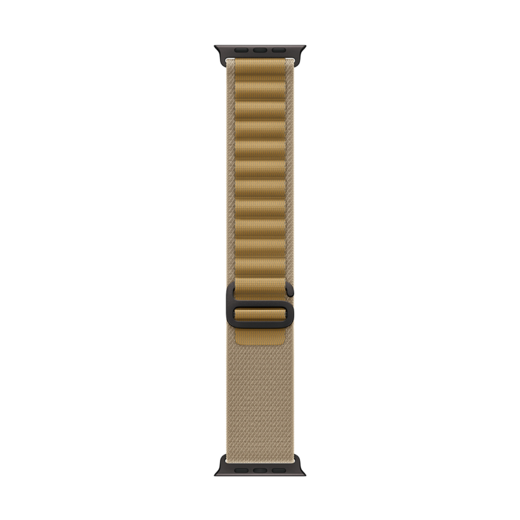 49mm Tan Alpine Loop - Large - Black Titanium Finish