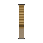 49mm Tan Alpine Loop - Large - Black Titanium Finish