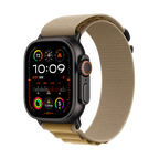 49mm Tan Alpine Loop - Large - Black Titanium Finish