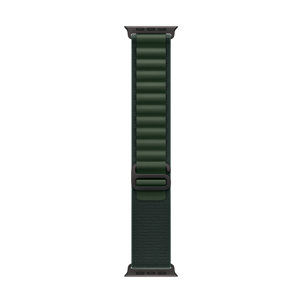 49mm Dark Green Alpine Loop - Large - Black Titanium Finish