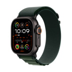 49mm Dark Green Alpine Loop - Large - Black Titanium Finish