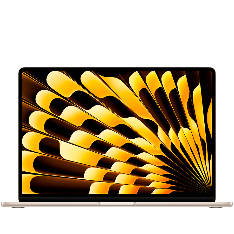 15-inch MacBook Air: Apple M4 chip with 10-core CPU and 10-core GPU, 24GB, 512GB SSD - Starlight,Model A3241