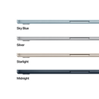 15-inch MacBook Air: Apple M4 chip with 10-core CPU and 10-core GPU, 16GB, 512GB SSD - Silver,Model A3241