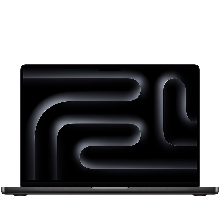 MacBook Pro 14-inch, Space Black, Model A3401, M4 Pro with 12C CPU 16C GPU, 24GB unified memory, 70W USB-C Power Adapter, 512GB SSD storage, 3x TB5, HDMI, SDXC, MagSafe 3, Touch ID, Standard display finish, Force Touch Trackpad, Keyboard US English