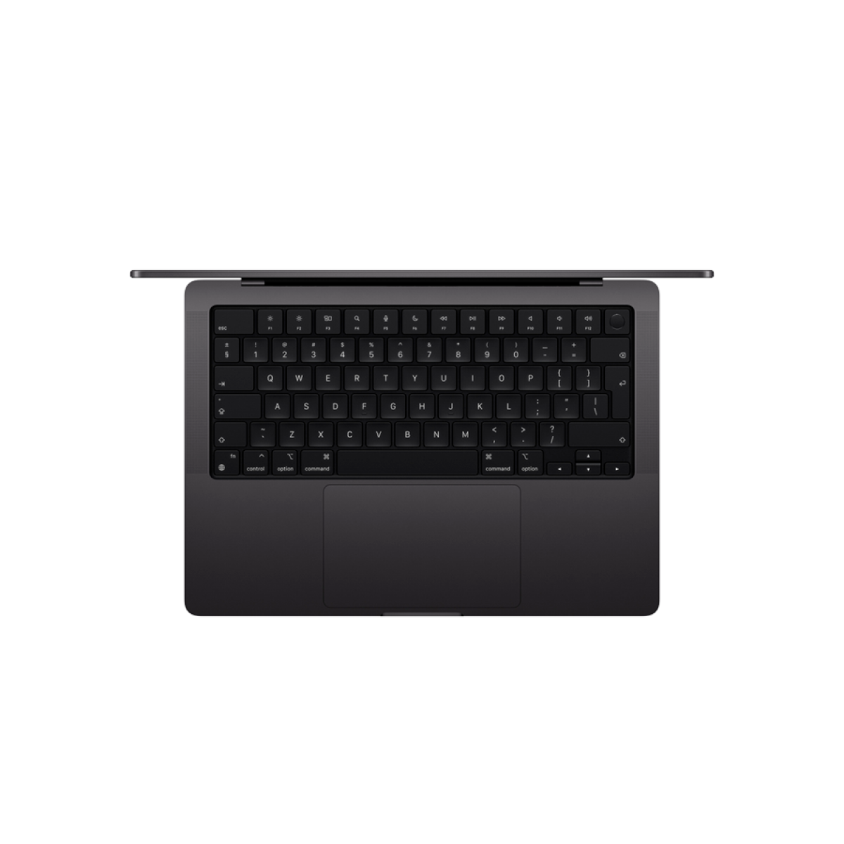 MacBook Pro 14-inch, Space Black, Model A3185, M4 Max with 14C CPU 32C GPU, 36GB unified memory, 96W USB-C Power Adapter, 1TB SSD storage, 3x TB5, HDMI, SDXC, MagSafe 3, Touch ID, Standard display finish, Force Touch Trackpad, Keyboard US English
