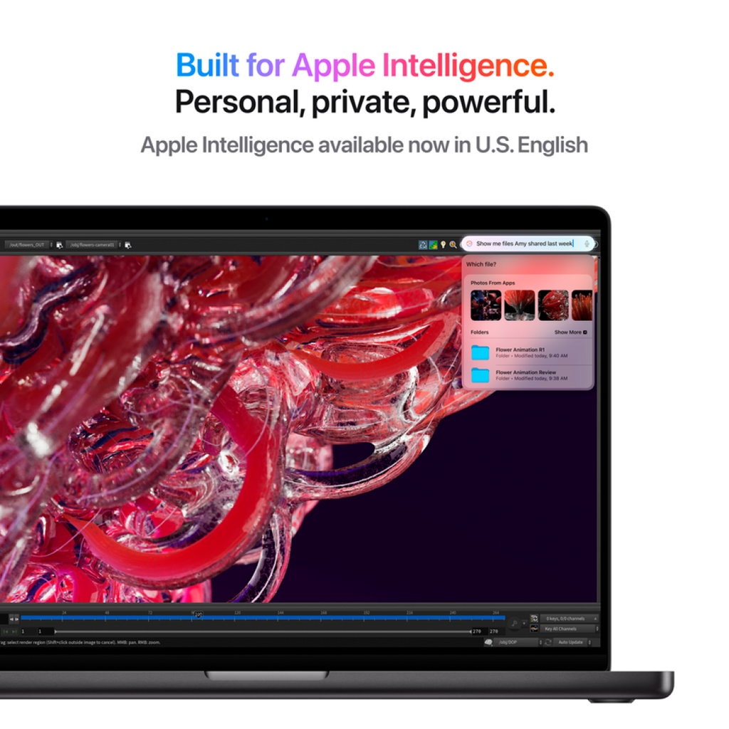 14-inch MacBook Pro: Apple M4 Max chip with 14‑core CPU and 32‑core GPU, 36GB, 1TB SSD - Silver,Model A3185