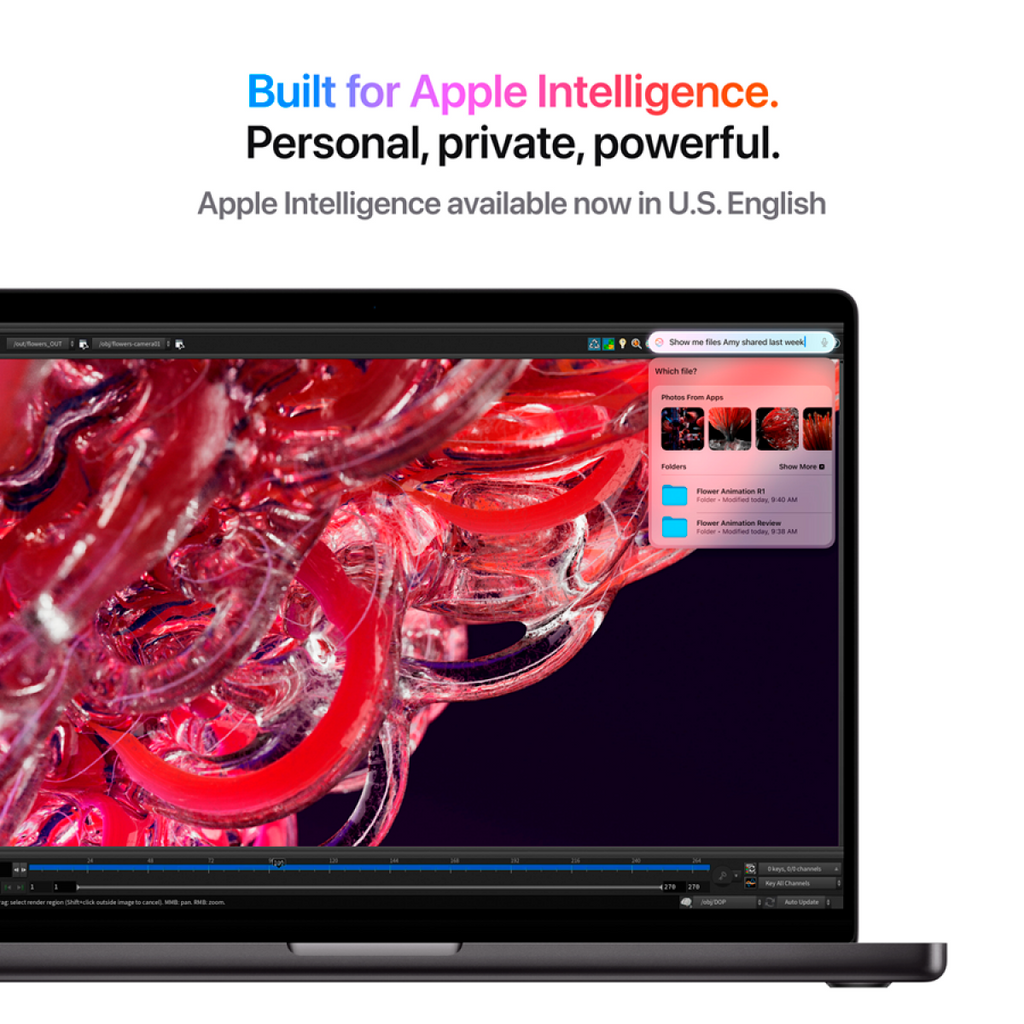 16-inch MacBook Pro: Apple M4 Pro chip with 14‑core CPU and 20‑core GPU, 24GB, 512GB SSD - Space Black,Model A3403