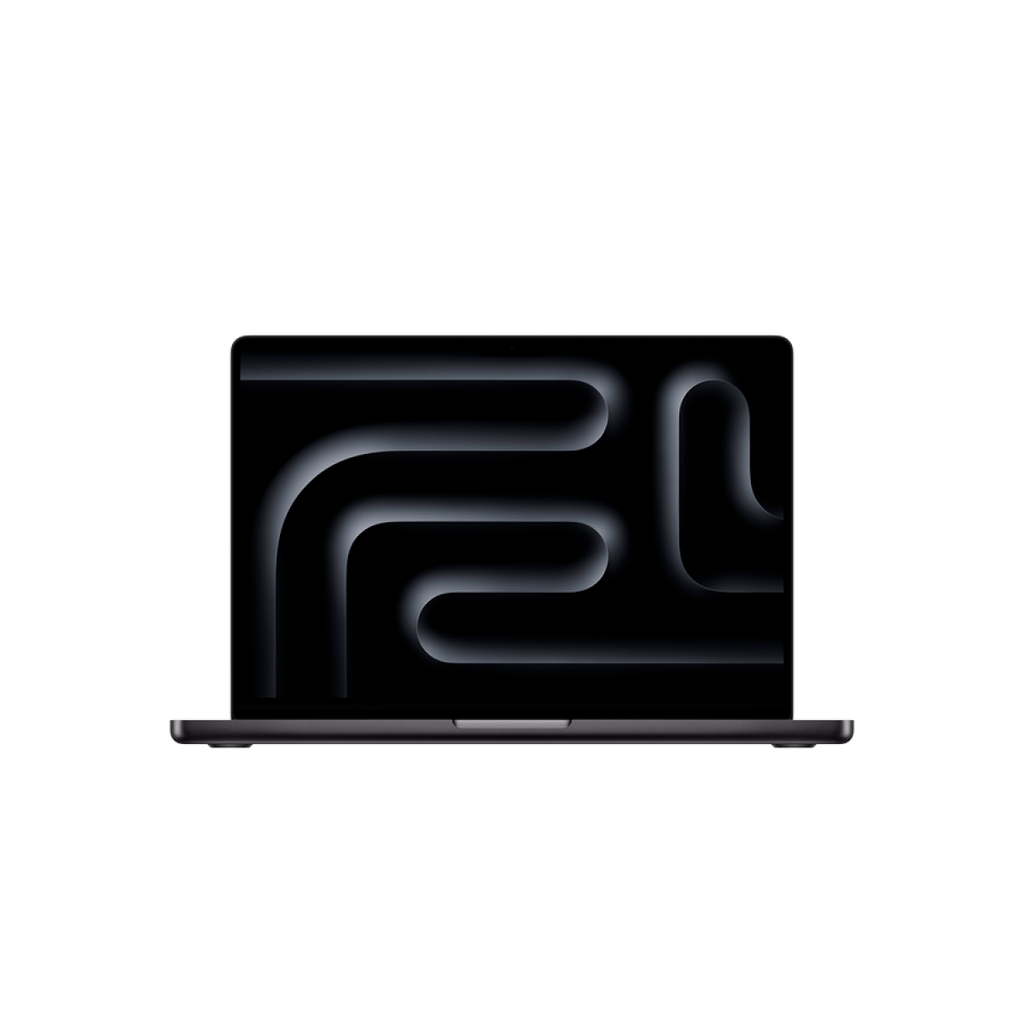 MacBook Pro 14-inch, Space Black, Model A3112, M4 with 10C CPU, 10C GPU, 32GB unified memory, 70W USB-C Power Adapter, 2TB SSD storage, 3x TB4, HDMI, SDXC, MagSafe 3, Touch ID, Standard display finish, Force Touch Trackpad, Keyboard US English