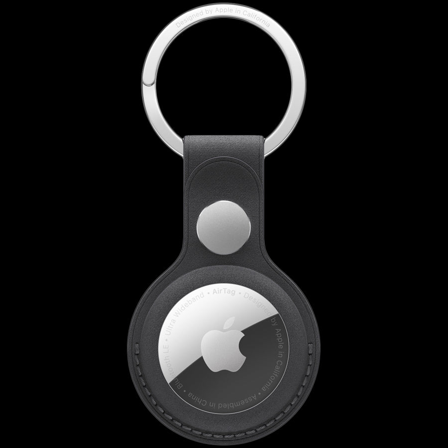 AirTag FineWoven Key Ring - Black,Model A3363