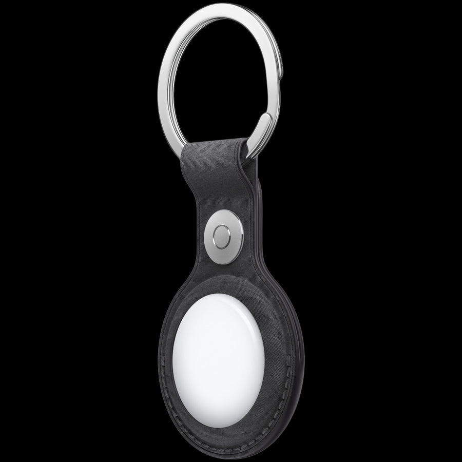 AirTag FineWoven Key Ring - Black,Model A3363