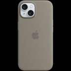 iPhone 15 Silicone Case with MagSafe - Clay,Model A3123