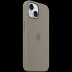 iPhone 15 Silicone Case with MagSafe - Clay,Model A3123