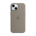 iPhone 15 Silicone Case with MagSafe - Clay,Model A3123